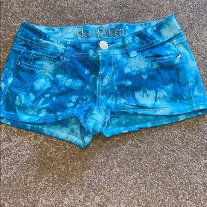 Blue Tie Dye shorts